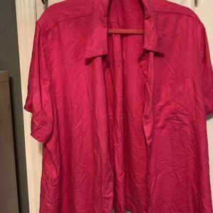 Carolina colors plus women’s button up top with one pocket size 22W/24W